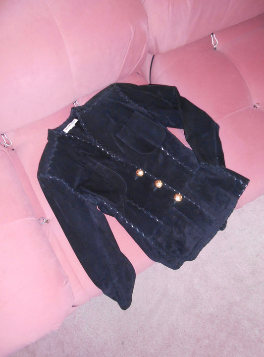 YVES SAINT LAURENT 1970S SUEDE JACKET