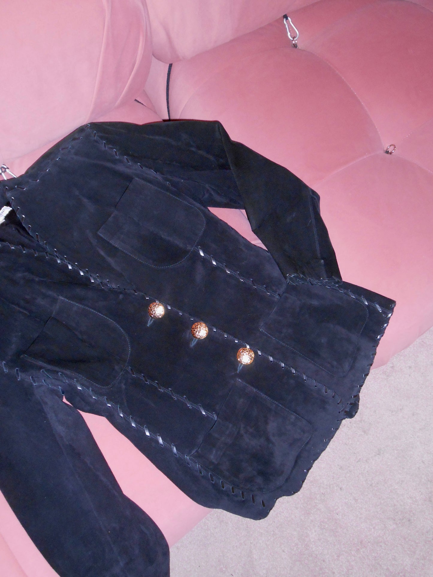 YVES SAINT LAURENT 1970S SUEDE JACKET