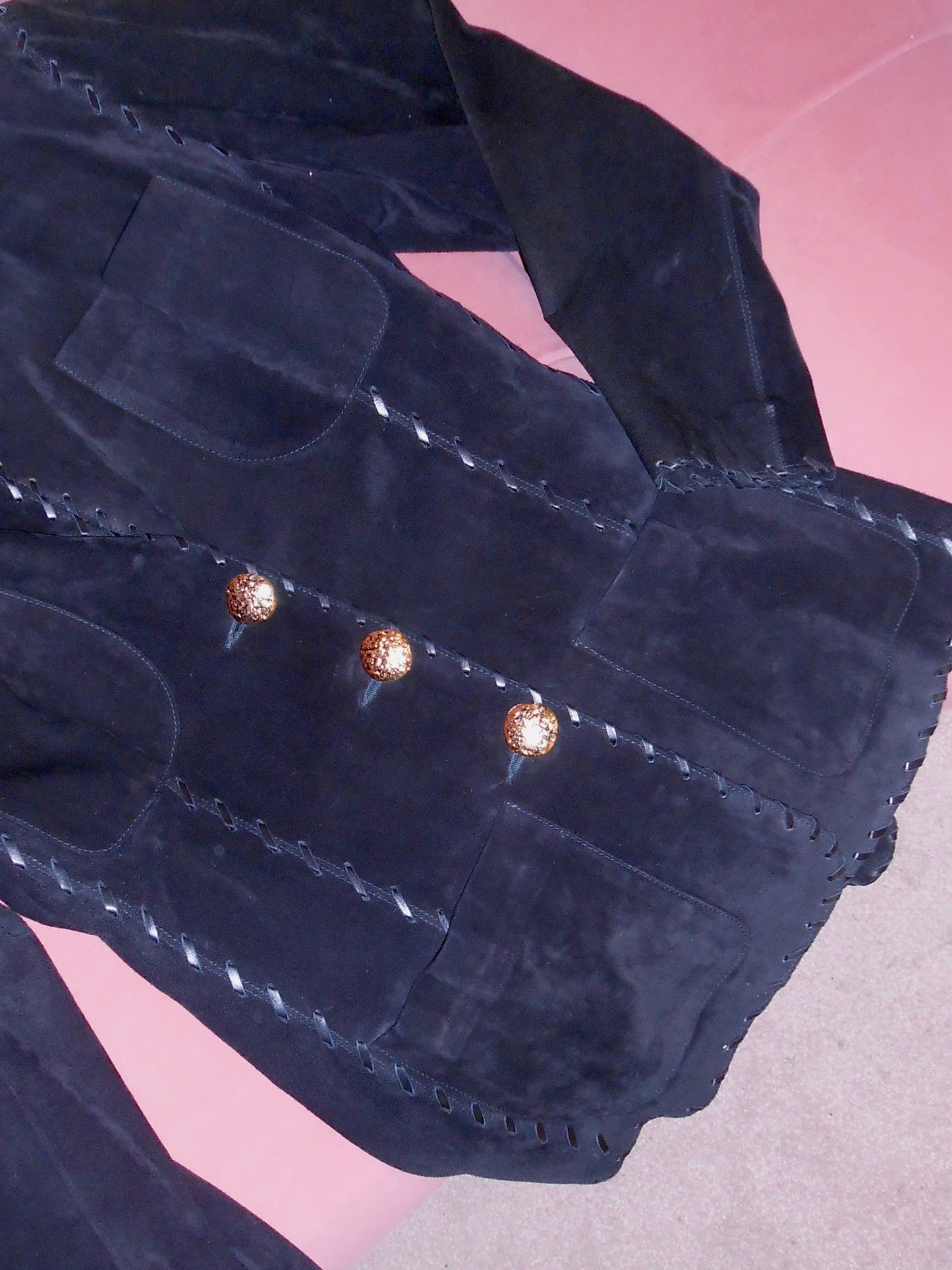 YVES SAINT LAURENT 1970S SUEDE JACKET