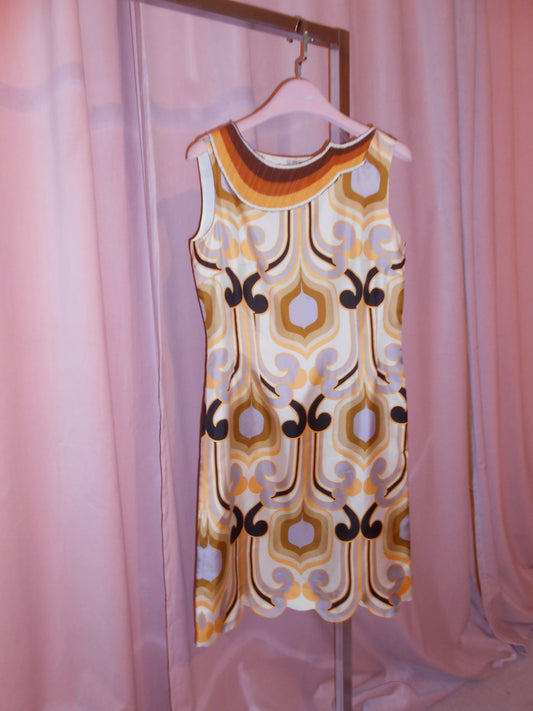 MIU MIU SS 2005 RUNWAY PRINTED SILK DRESS