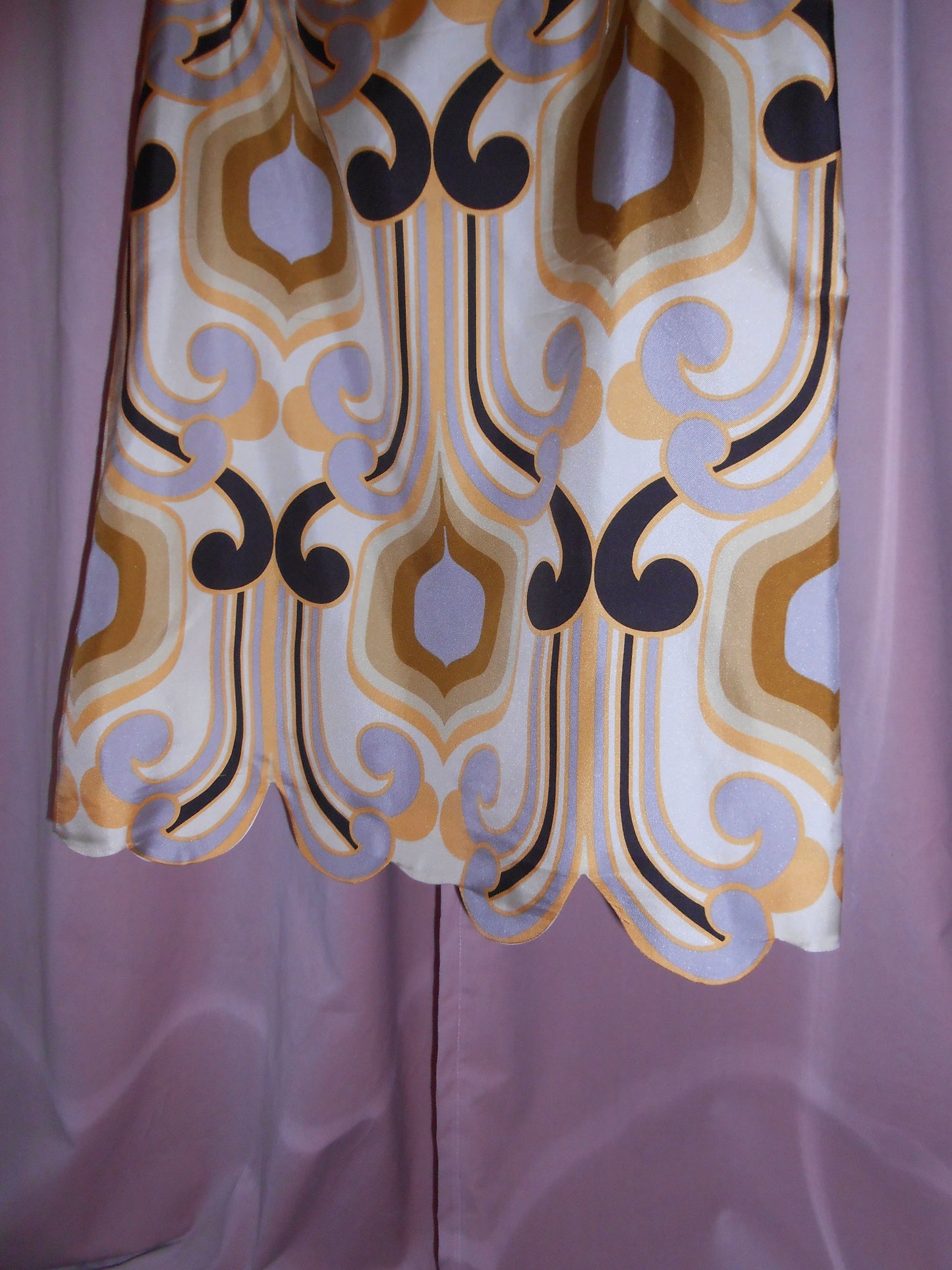 MIU MIU SS 2005 RUNWAY PRINTED SILK DRESS