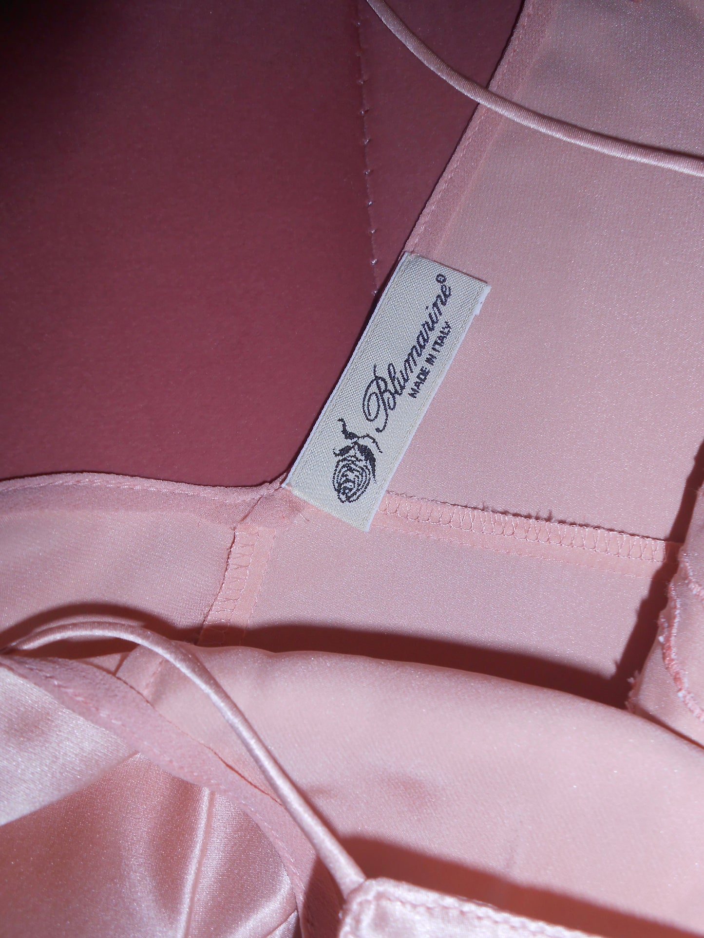 BLUMARINE EARLY 2000S SILK SLIP DRESS WITH FLOWER