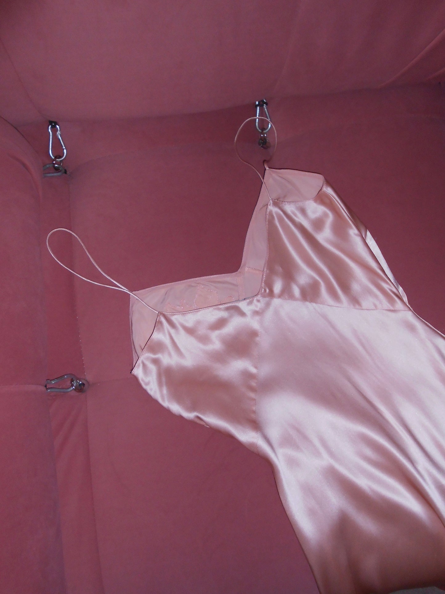 BLUMARINE EARLY 2000S SILK SLIP DRESS WITH FLOWER