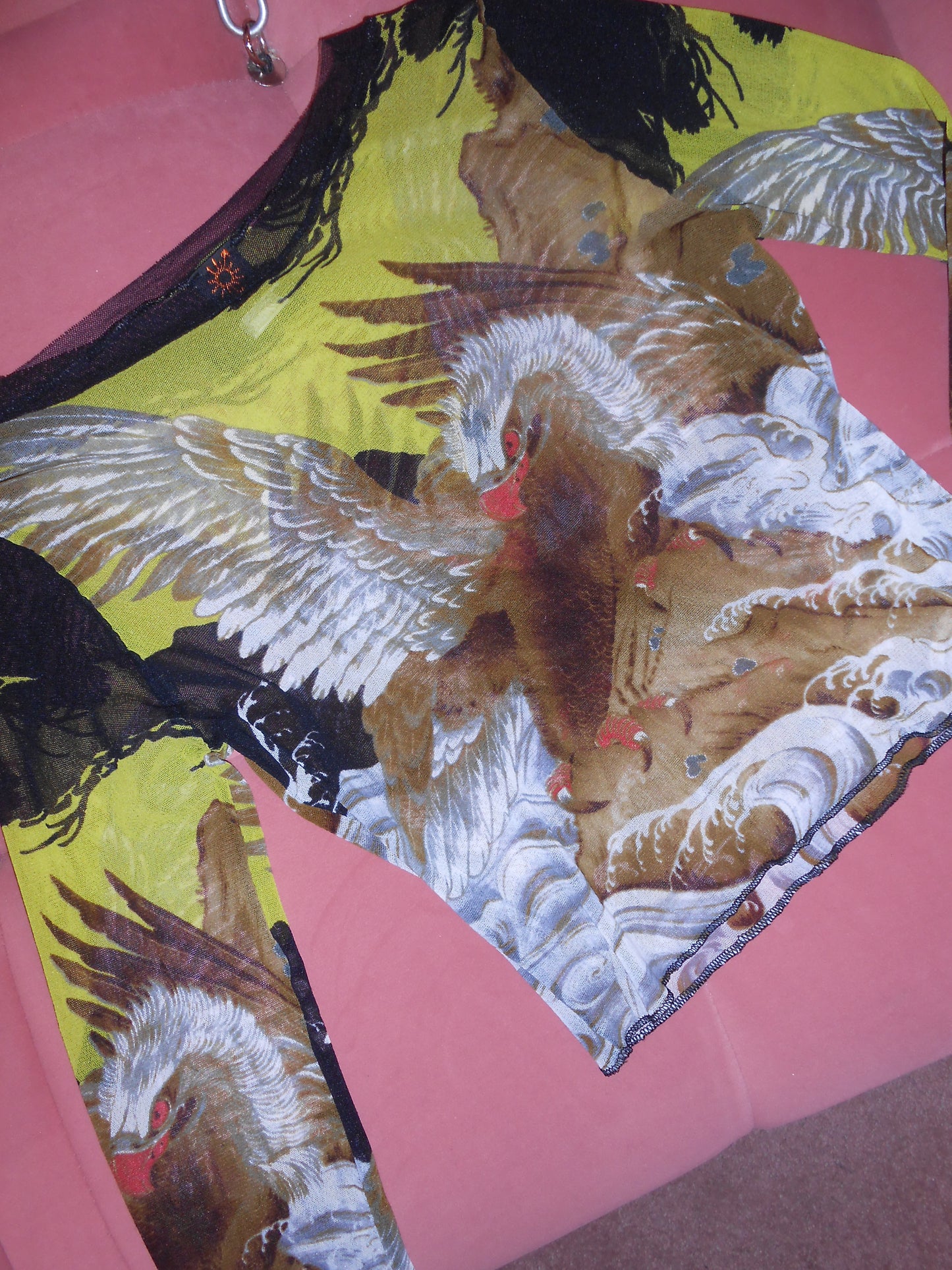 JEAN PAUL GAULTIER	SOLEIL 1990S EAGLE PRINT TOP