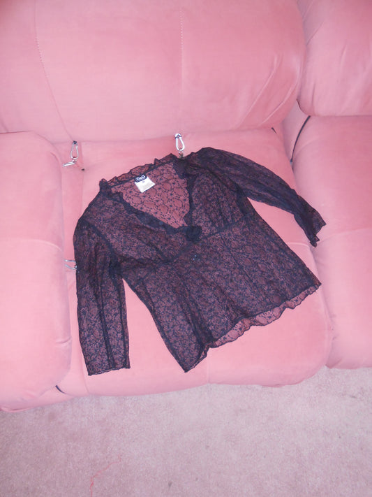 DOLCE & GABBANA EARLY 2000S LACE TOP