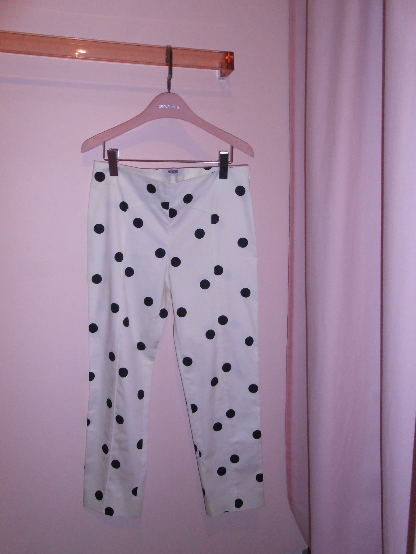 MOSCHINO CHEAP & CHIC	EARLY 2000S POLKA DOT CAPRIS