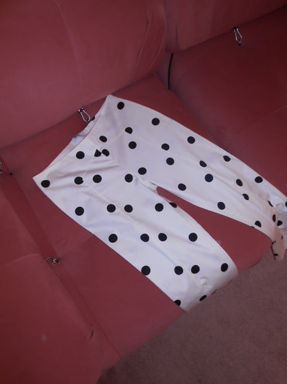 MOSCHINO CHEAP & CHIC	EARLY 2000S POLKA DOT CAPRIS