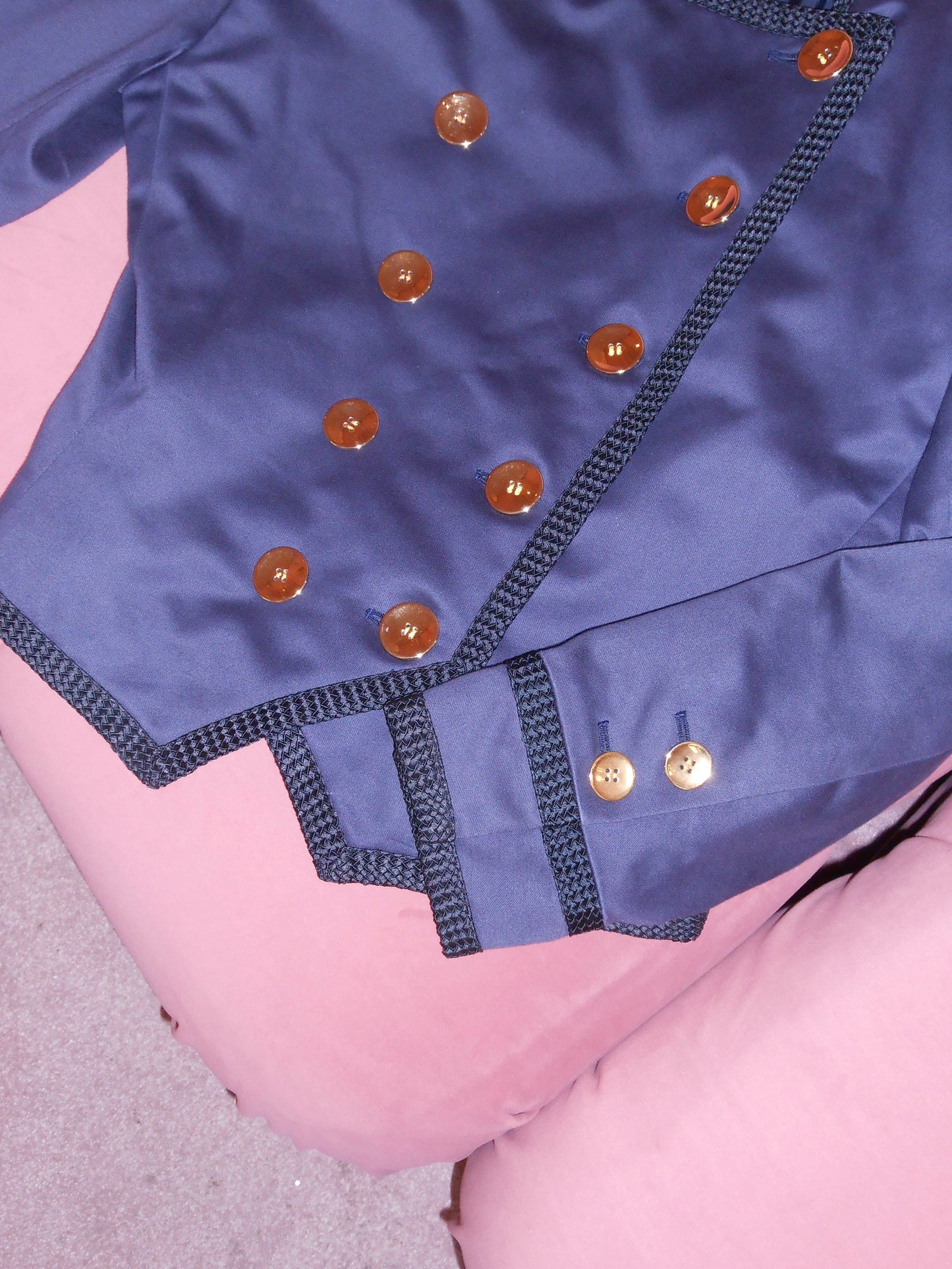 YVES SAINT LAURENT SS 1987	WOOL JACKET WITH GOLD BUTTONS