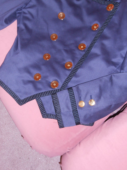 YVES SAINT LAURENT SS 1987	WOOL JACKET WITH GOLD BUTTONS
