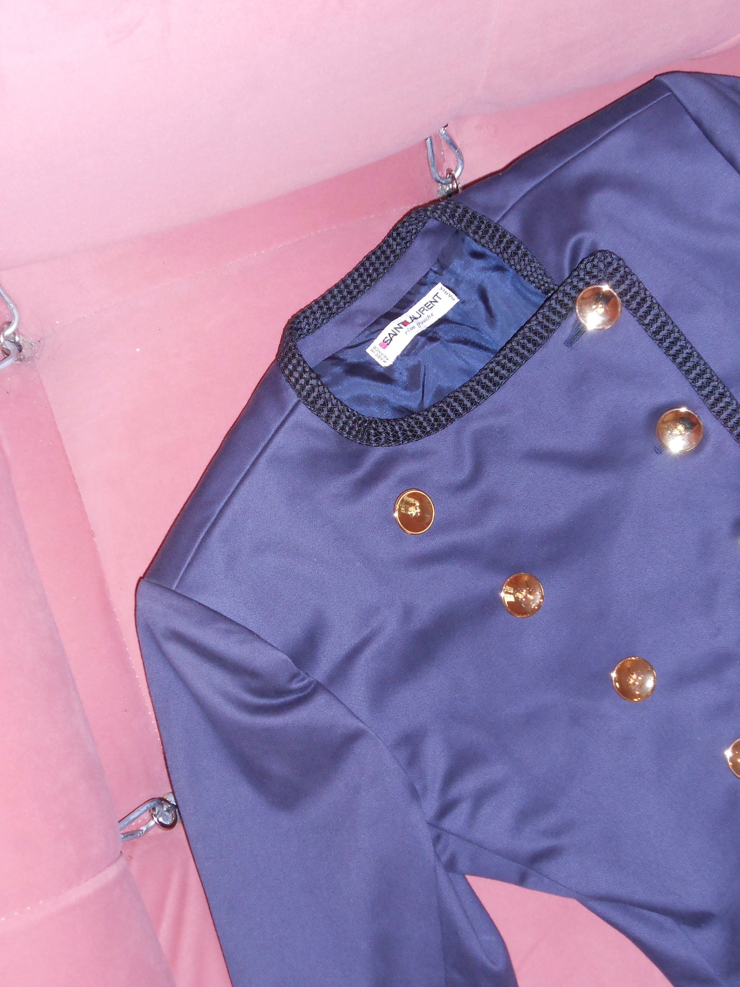 YVES SAINT LAURENT SS 1987	WOOL JACKET WITH GOLD BUTTONS