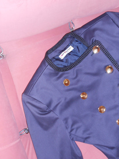 YVES SAINT LAURENT SS 1987	WOOL JACKET WITH GOLD BUTTONS