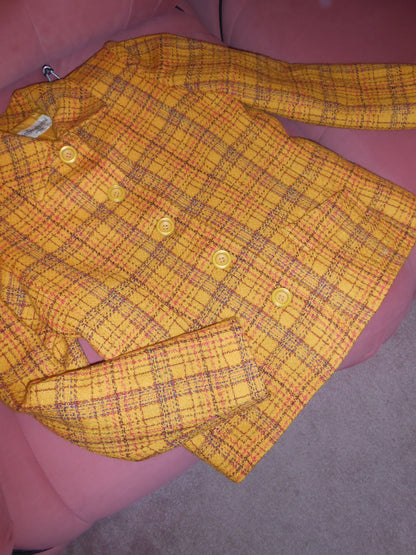 YVES SAINT LAURENT VARIATION 1990S TWEED JACKET