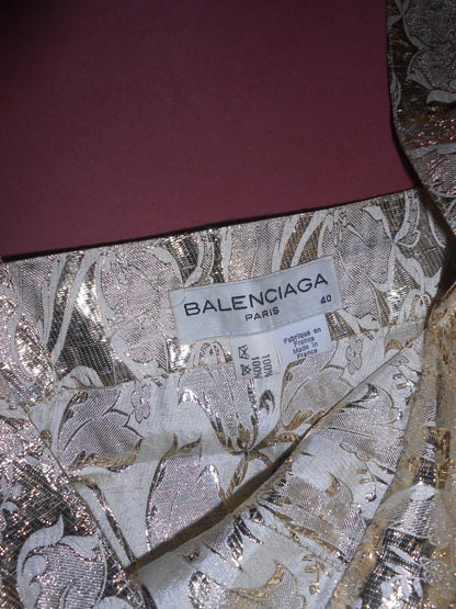 BALENCIAGA	1990S JACQUARD TOP
