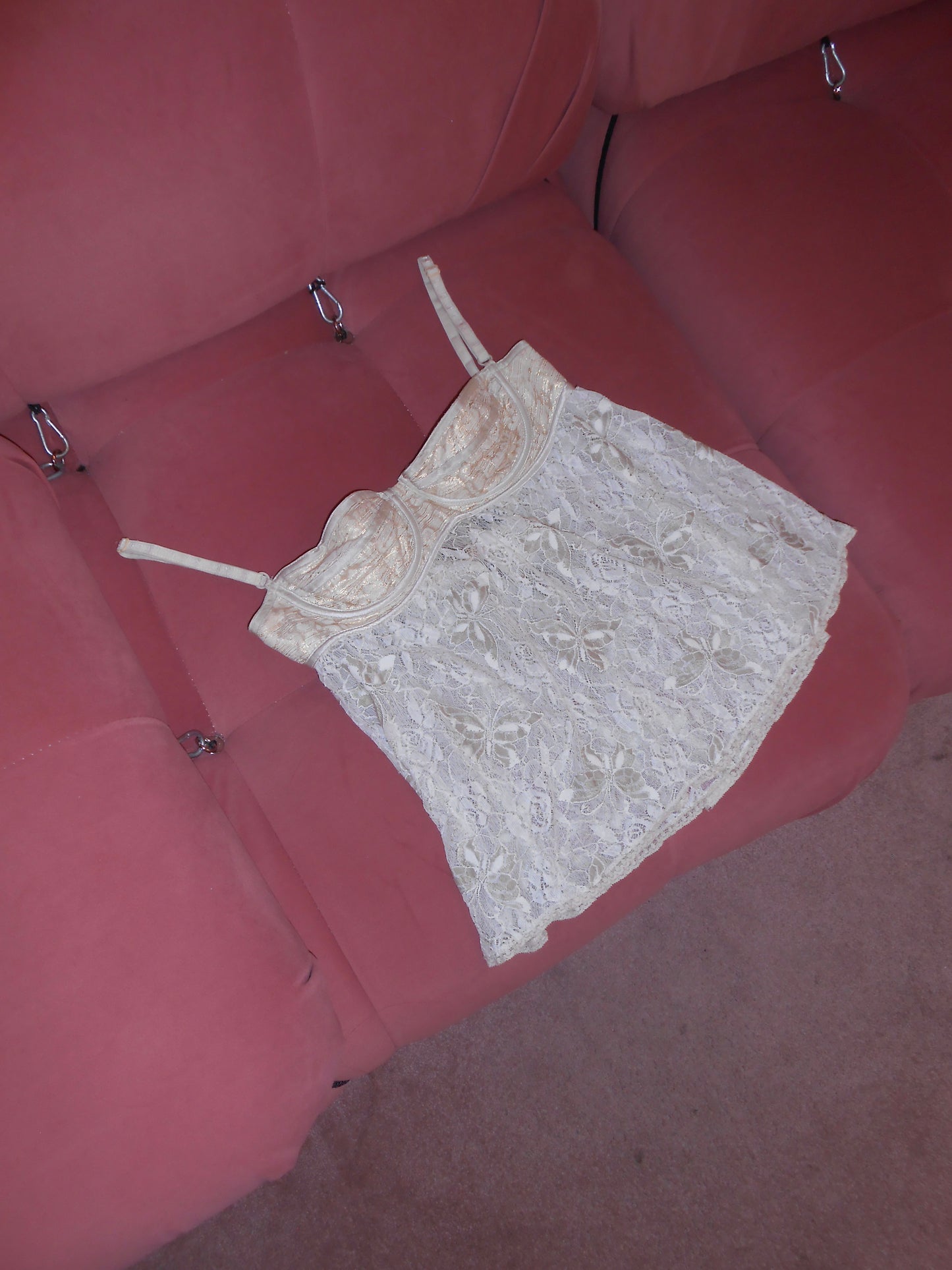 DOLCE & GABBANA EARLY 2000S LACE BUSTIER TOP