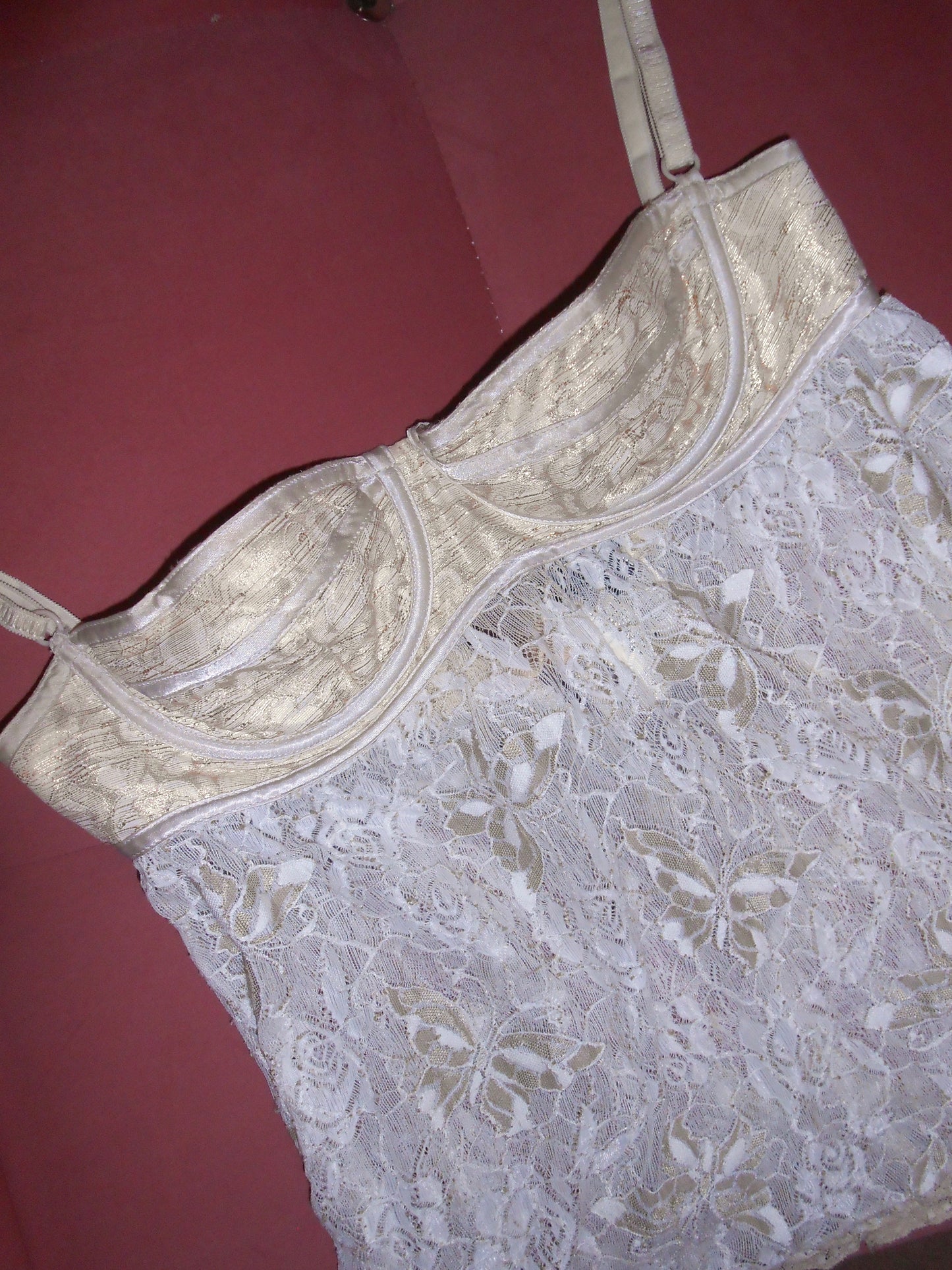 DOLCE & GABBANA EARLY 2000S LACE BUSTIER TOP