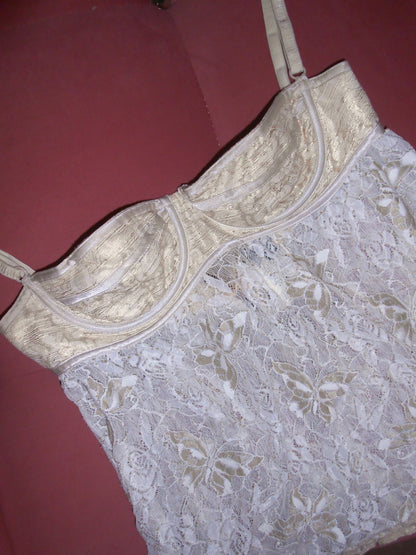 DOLCE & GABBANA EARLY 2000S LACE BUSTIER TOP