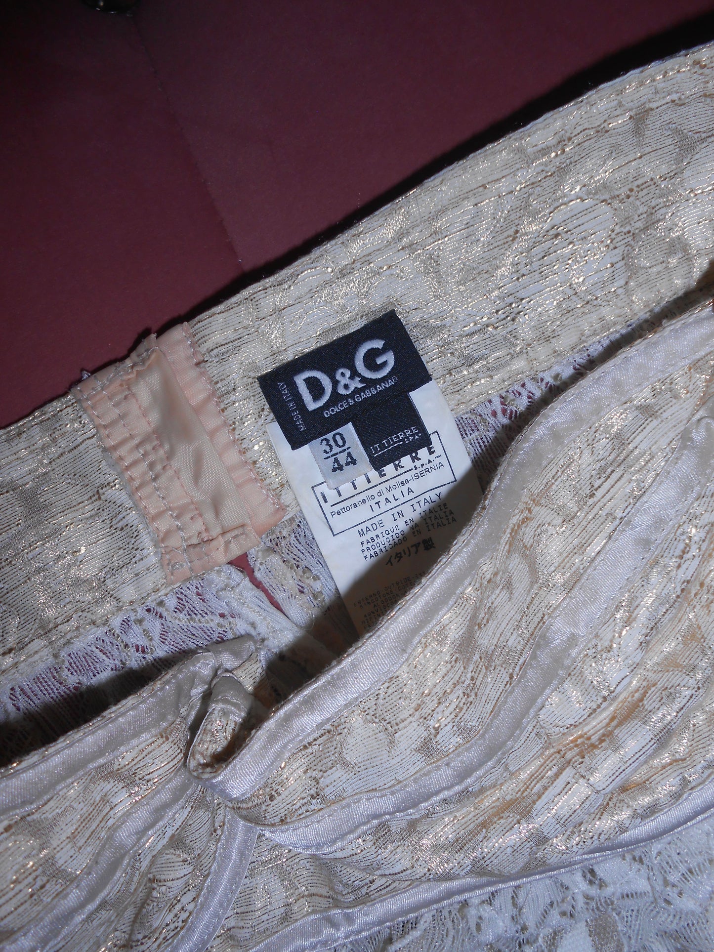 DOLCE & GABBANA EARLY 2000S LACE BUSTIER TOP