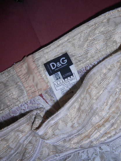 DOLCE & GABBANA EARLY 2000S LACE BUSTIER TOP