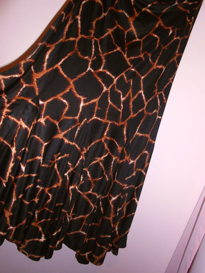 DOLCE & GABBANA 1990S GIRAFFE PRINT SKIRT