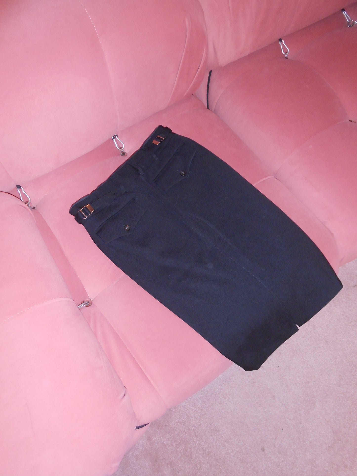 GUCCI BY TOM FORD	SS 1998	PENCIL SKIRT WITH BUCKLES