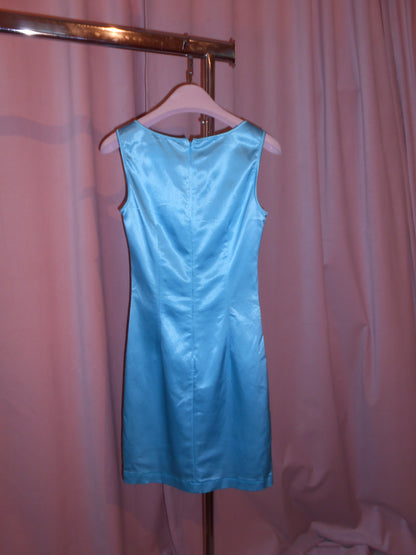 DOLCE & GABBANA 1990S SATIN MINI DRESS