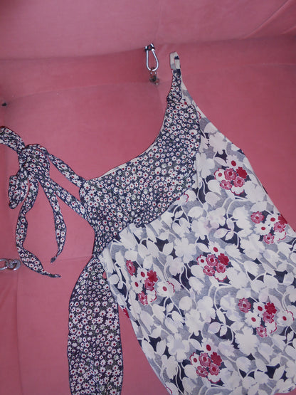 LOLITA LEMPICKA 1990S PRINTED CAMI WITH RUFFLE