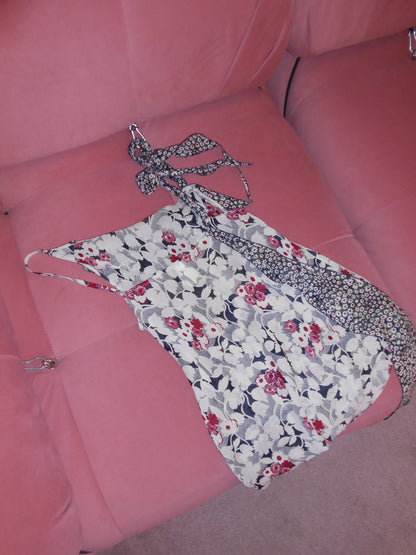 LOLITA LEMPICKA 1990S PRINTED CAMI WITH RUFFLE