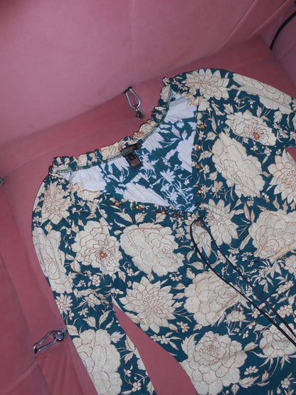 ROBERTO CAVALLI EARLY 2000S PRINTED TOP