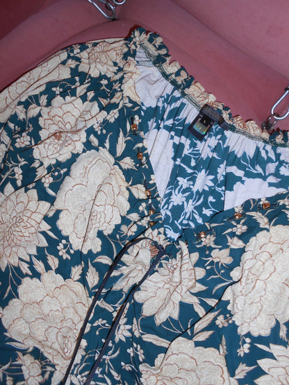 ROBERTO CAVALLI EARLY 2000S PRINTED TOP