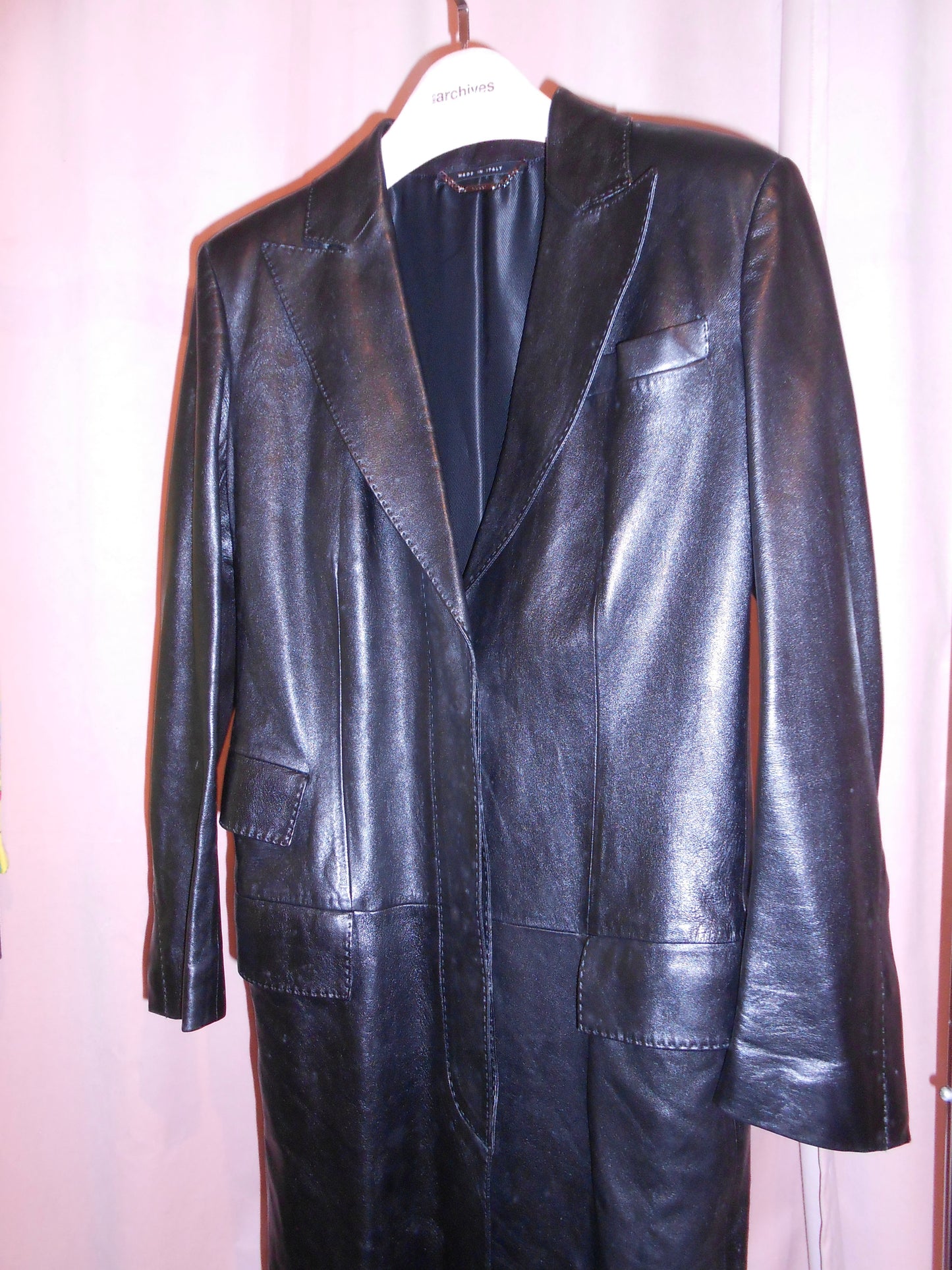 GUCCI BY TOM FORD	FW 1996	LEATHER TRENCH COAT