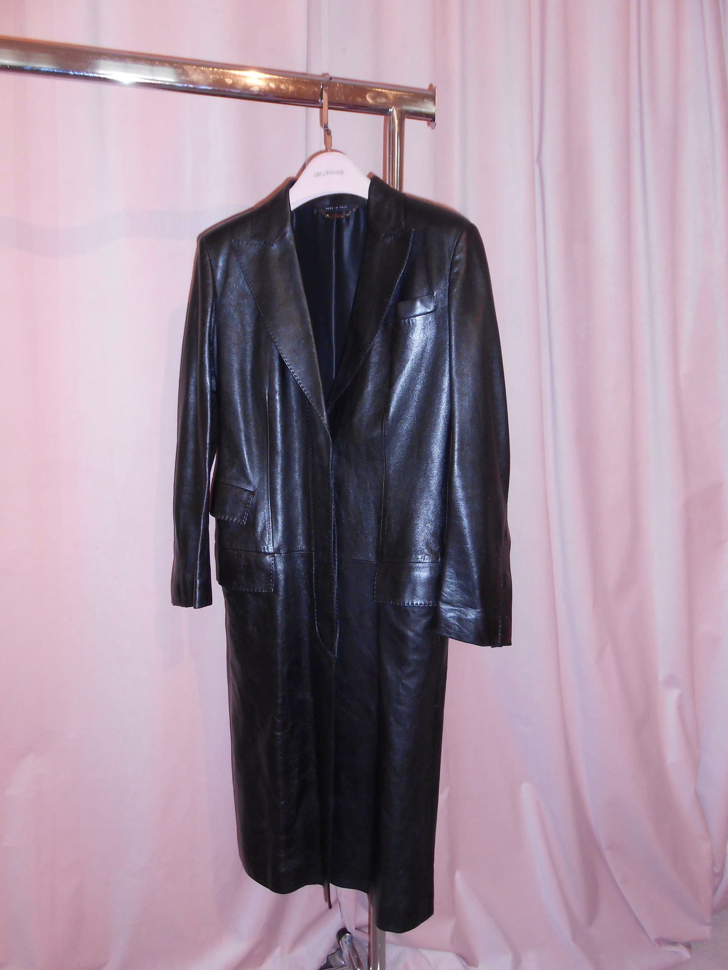 GUCCI BY TOM FORD	FW 1996	LEATHER TRENCH COAT