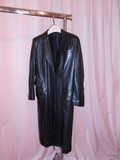 GUCCI BY TOM FORD	FW 1996	LEATHER TRENCH COAT