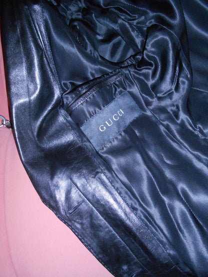 GUCCI BY TOM FORD	FW 1996	LEATHER TRENCH COAT