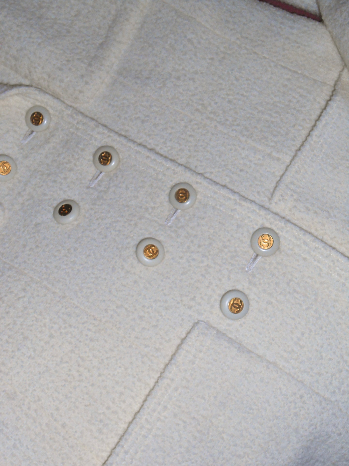 CHANEL BY KARL LAGERFELD SS 1994 TWEED DOUBLE BREASTED SKIRT SUIT