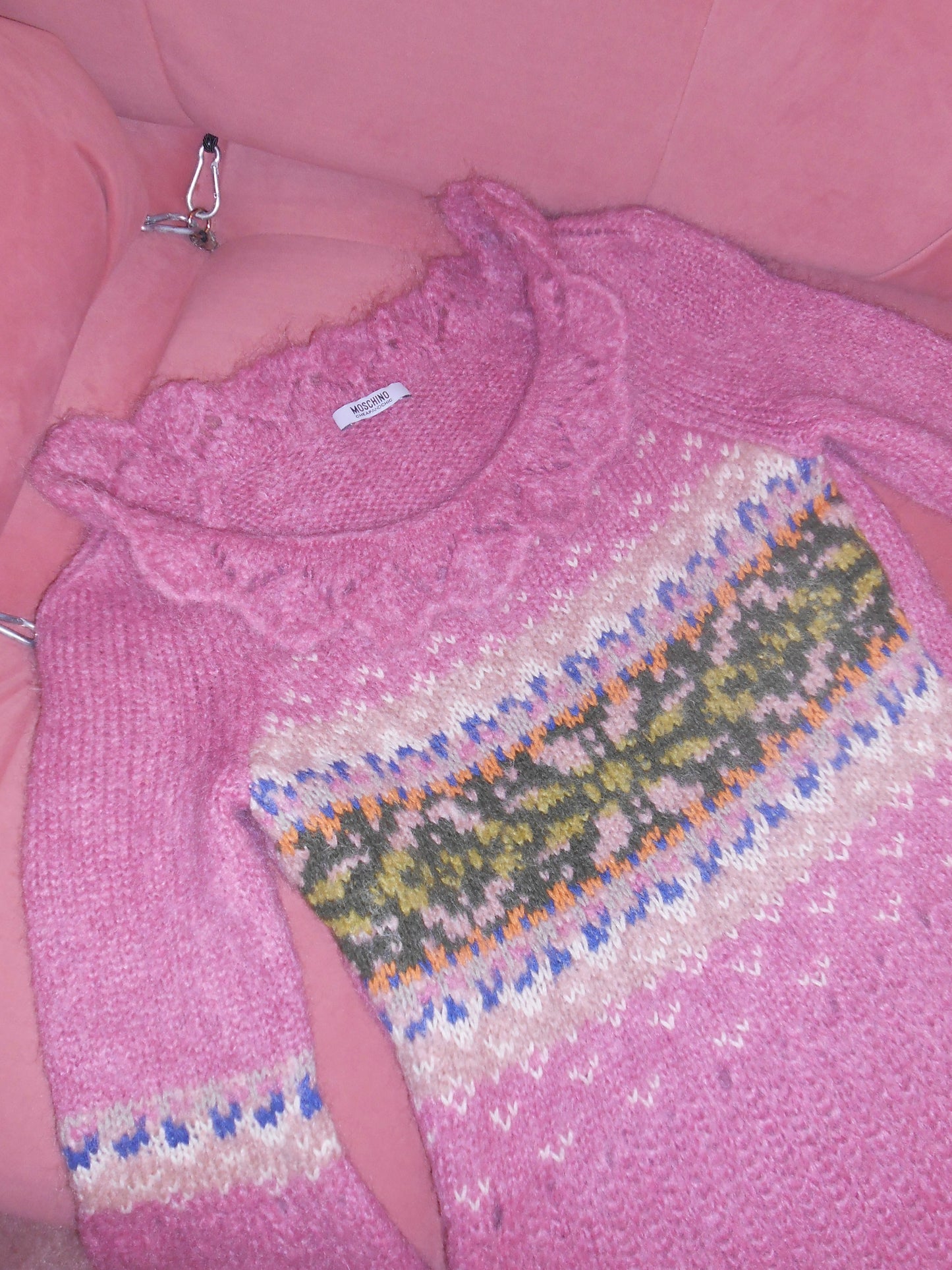 MOSCHINO JEANS EARLY 2000S MOHAIR SWEATER DRESS