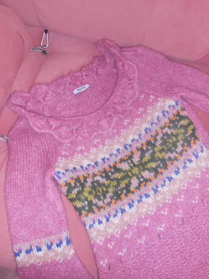 MOSCHINO JEANS EARLY 2000S MOHAIR SWEATER DRESS