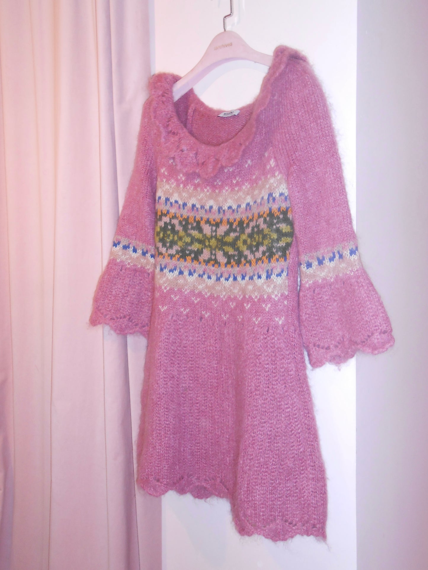 MOSCHINO JEANS EARLY 2000S MOHAIR SWEATER DRESS