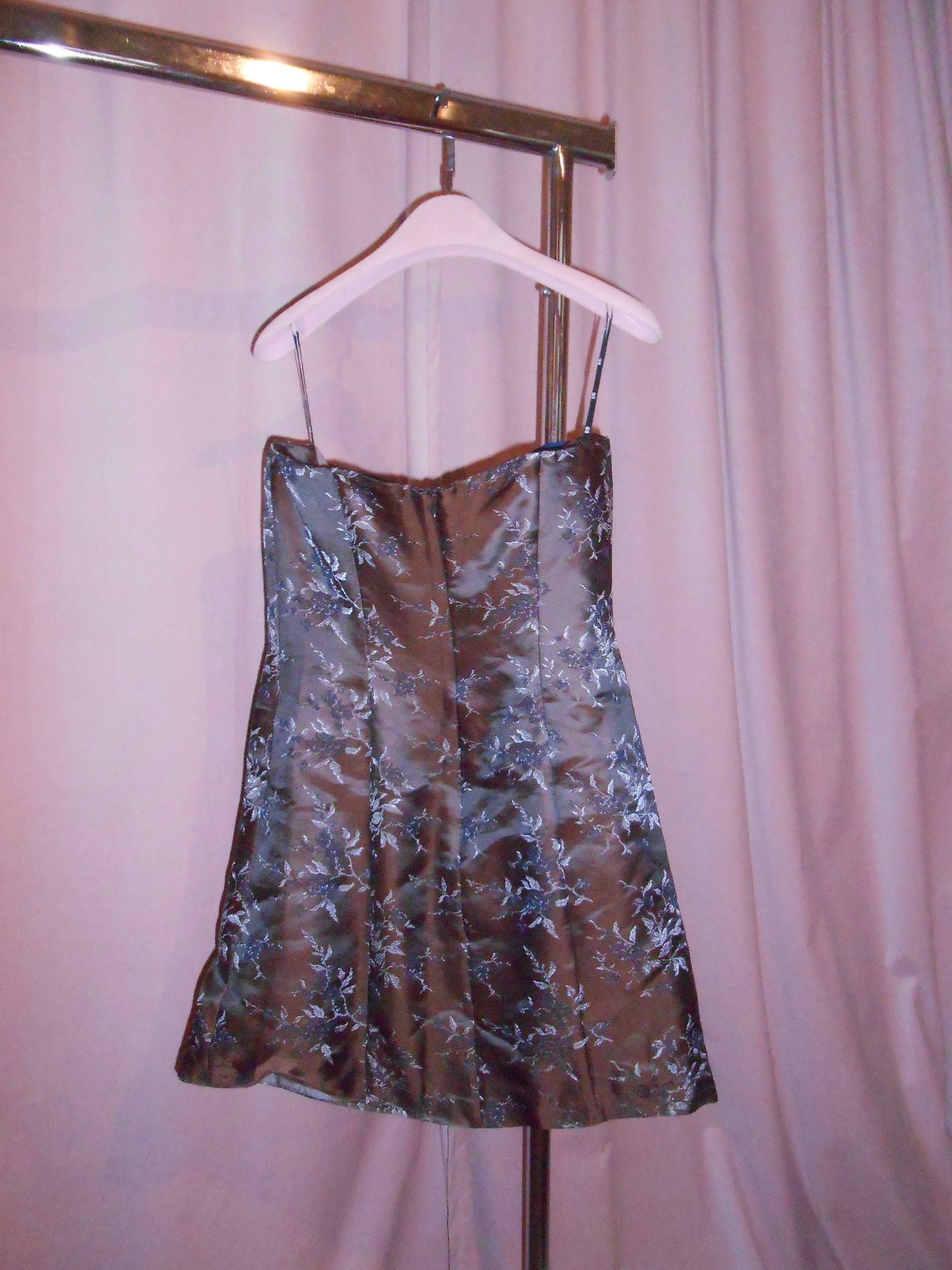GIVENCHY VISION 1990S SATIN BUSTIER DRESS