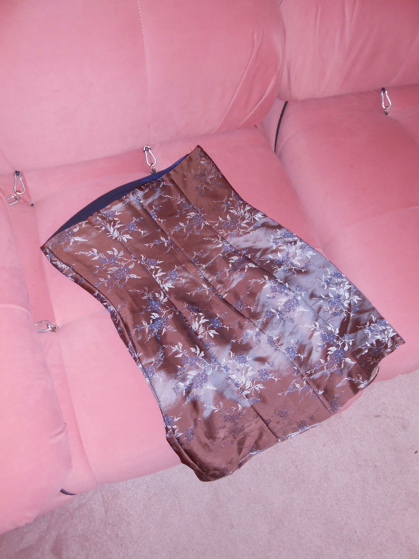 GIVENCHY VISION 1990S SATIN BUSTIER DRESS