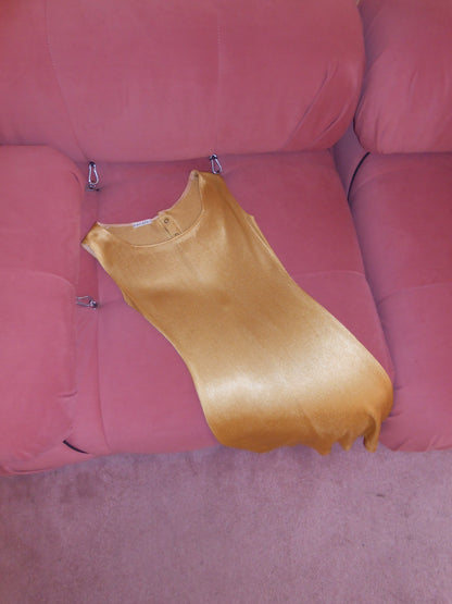 ALAIA SS 1986 GOLD KNIT DRESS