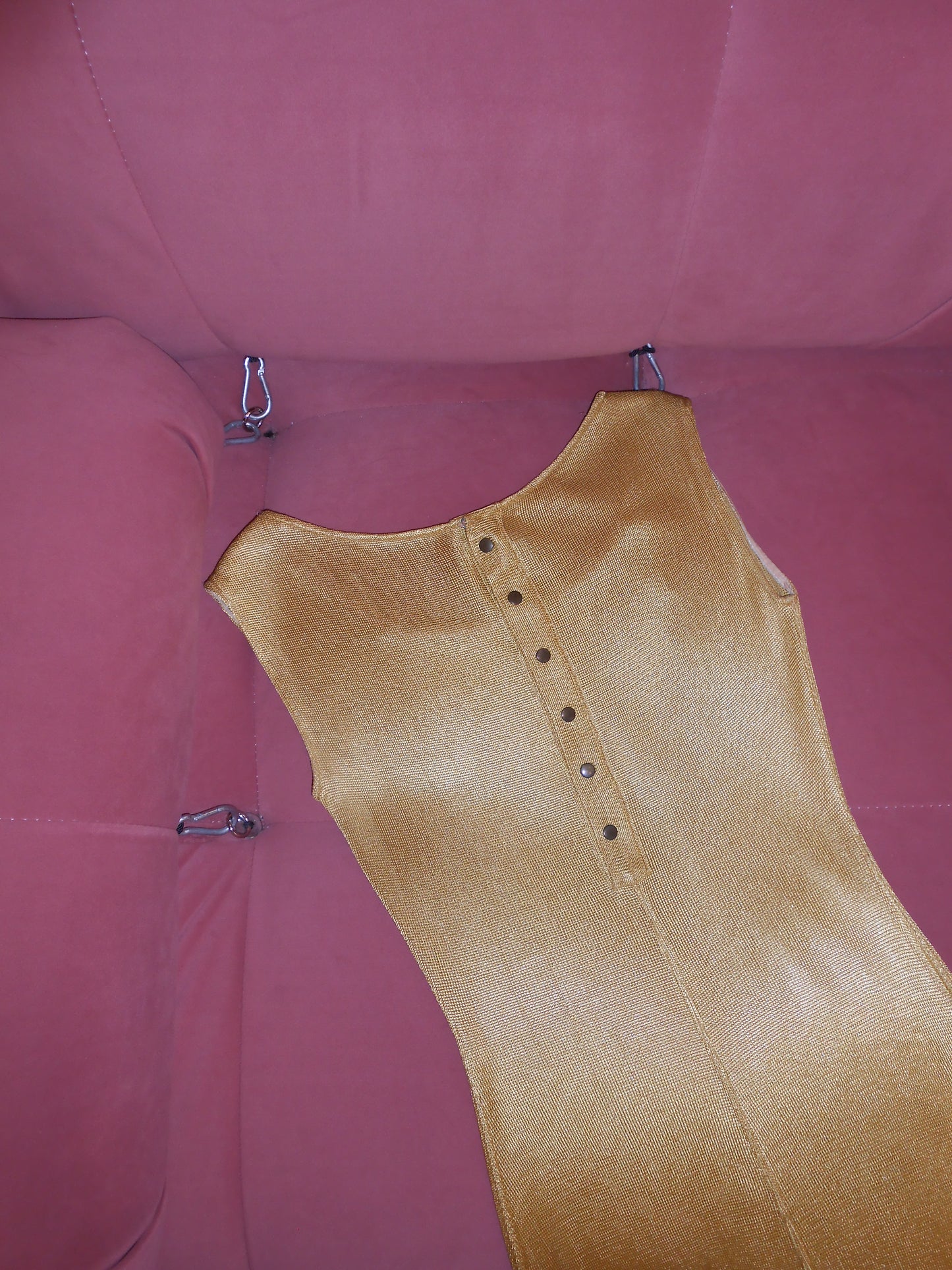 ALAIA SS 1986 GOLD KNIT DRESS