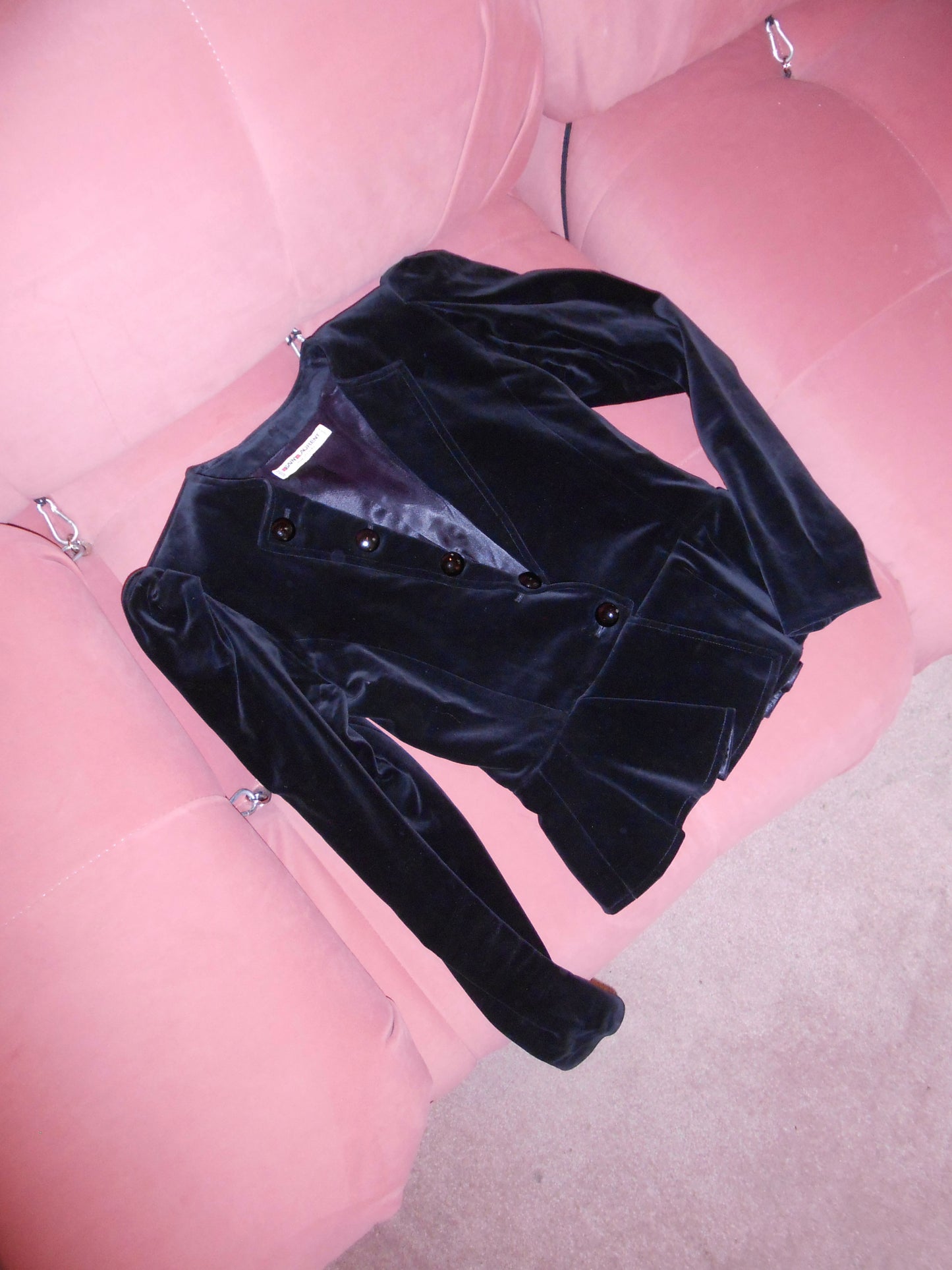 YVES SAINT LAURENT 1980S VELVET JACKET