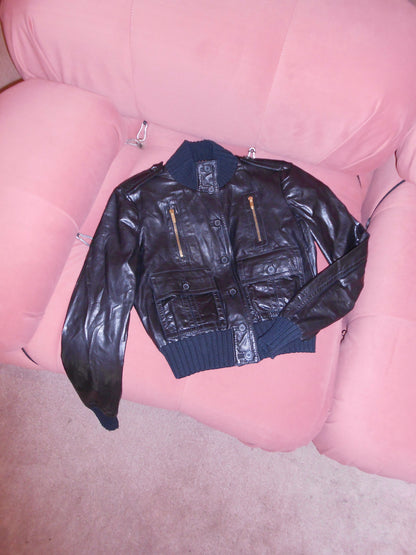 GUCCI BY FRIDA GIANNINI SS 2005 MADONNA LEATHER JACKET