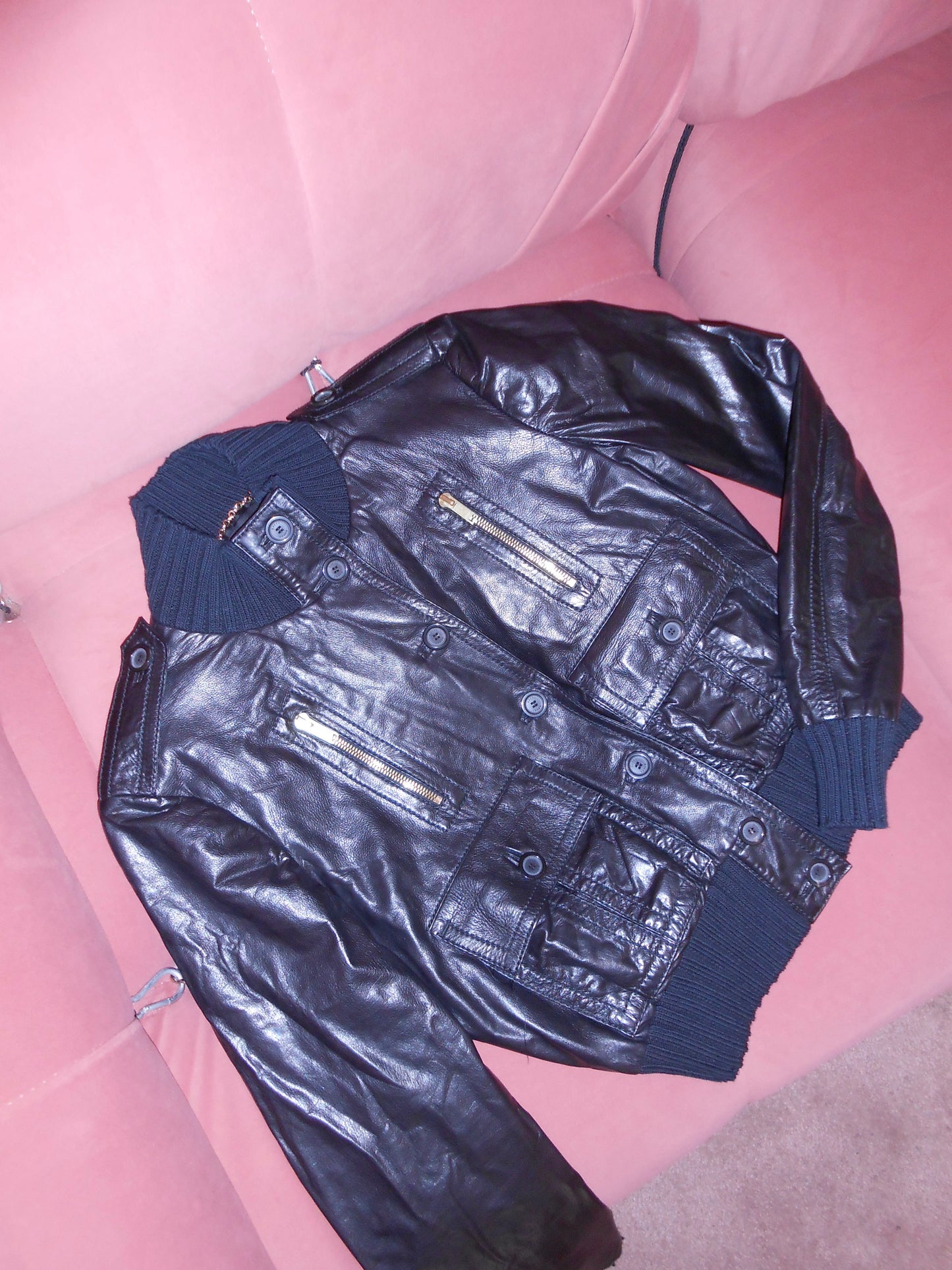 GUCCI BY FRIDA GIANNINI SS 2005 MADONNA LEATHER JACKET