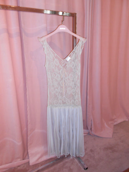 CHANEL BY KARL LAGERFELD SS 2005 LACE SHEER DRESS