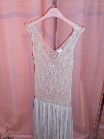 CHANEL BY KARL LAGERFELD SS 2005 LACE SHEER DRESS