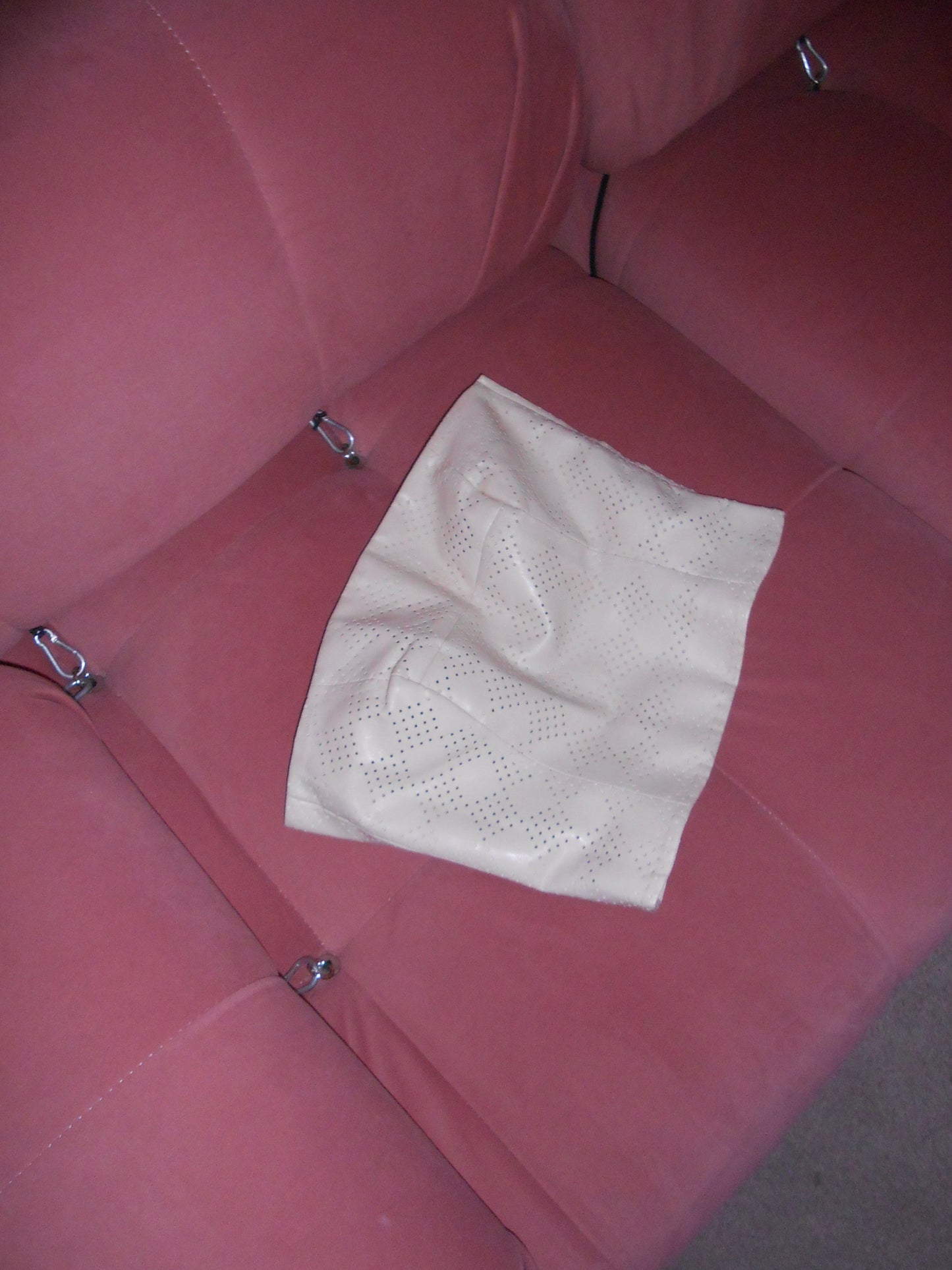 GIVENCHY VISION 1990S FAUX LEATHER BUSTIER TOP