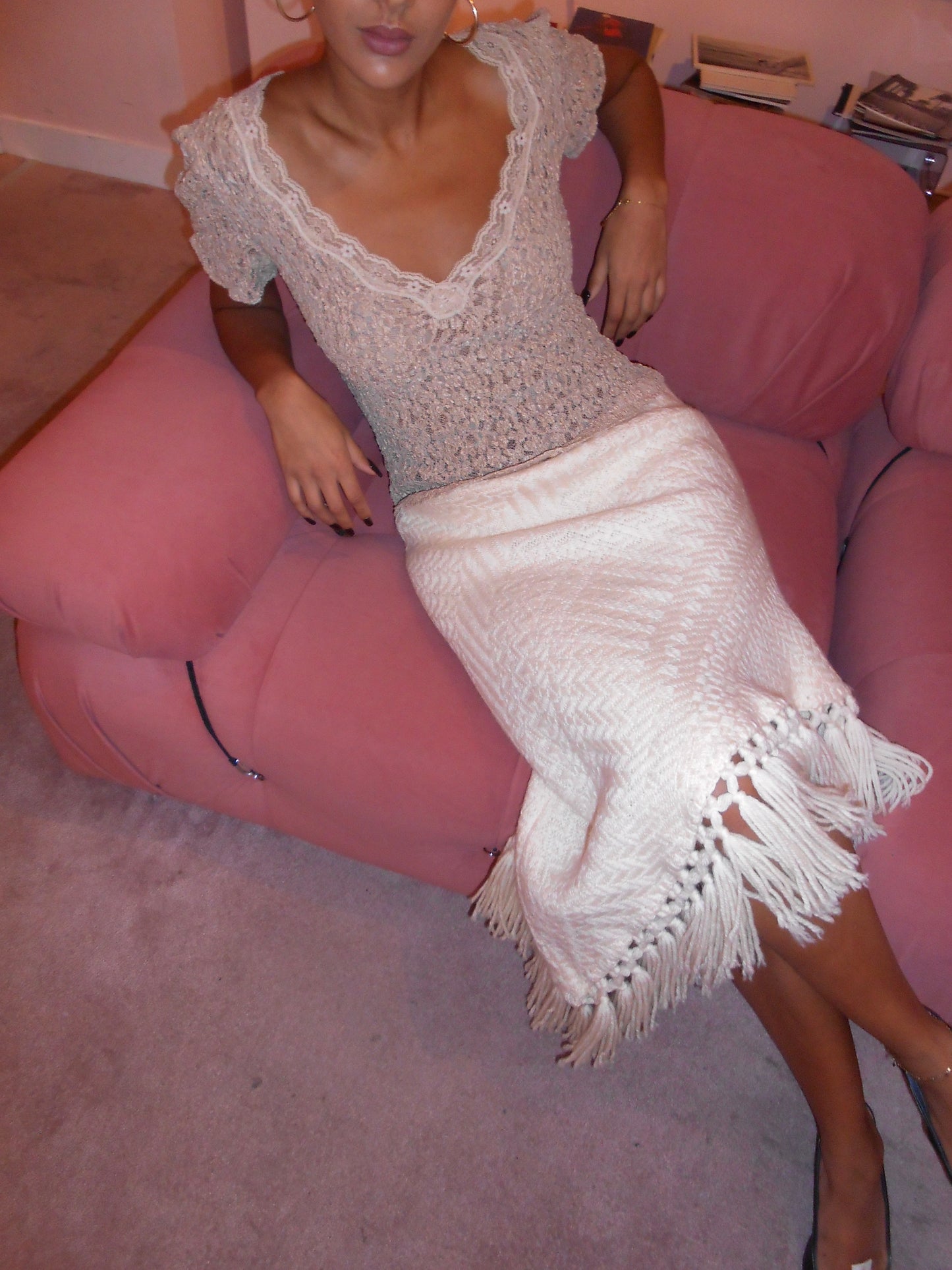 LOLITA LEMPICKA SS 2001	LACE TOP