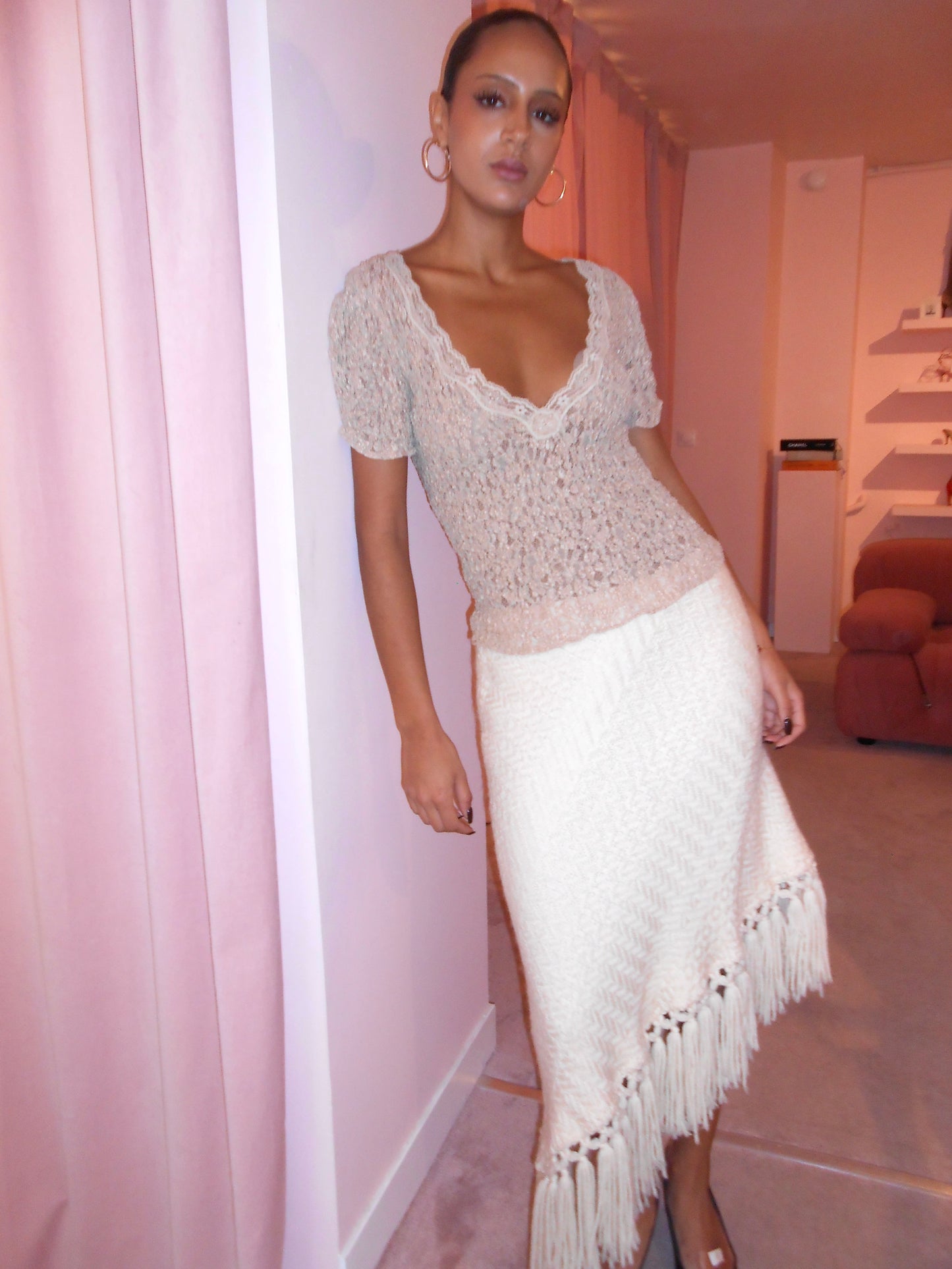 LOLITA LEMPICKA SS 2001	LACE TOP