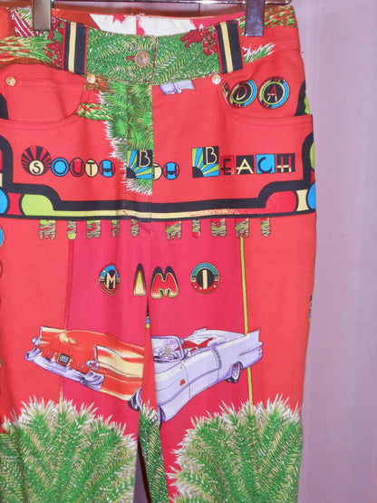 GIANNI VERSACE	SS 1993	MIAMI PRINTED JEANS